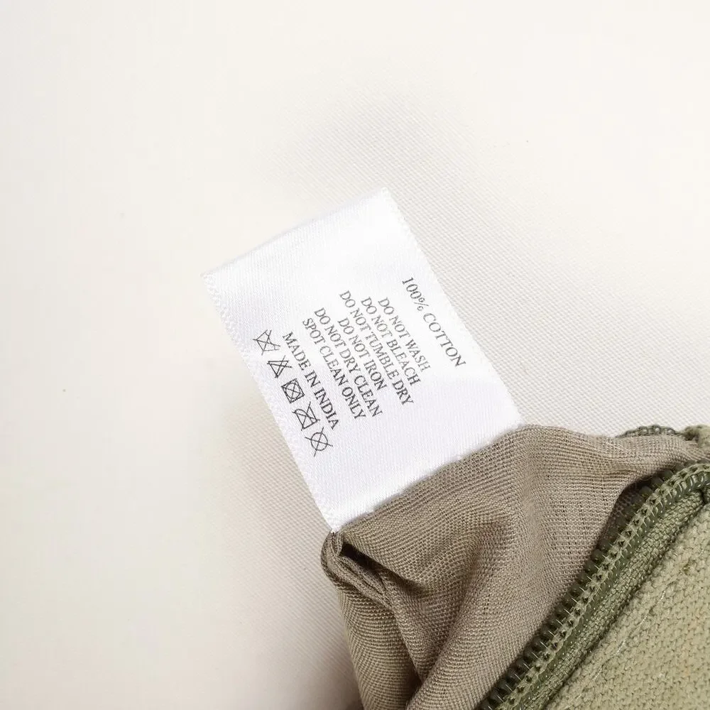 America And Beyond Green Makeup Pouch Embellished Beaded Red Heart Tassel - Picture 6 of 6